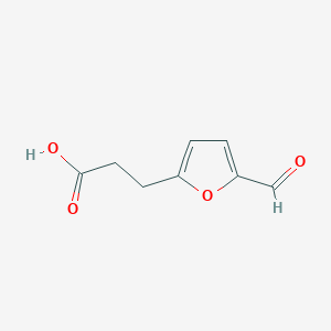 molecular formula C8H8O4 B2483910 3-(5-Formylfuran-2-yl)propanoic acid CAS No. 2219407-50-6