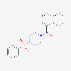 1-(1-Naphthoyl)-4-(phenylsulfonyl)piperazine