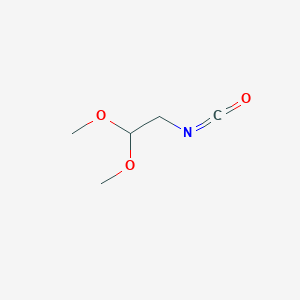 molecular formula C5H9NO3 B2483966 2-Isocyanato-1,1-dimethoxyethane CAS No. 71189-22-5