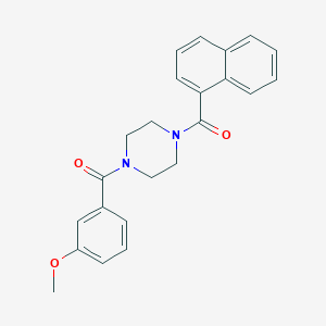 1-(3-Methoxybenzoyl)-4-(1-naphthoyl)piperazine