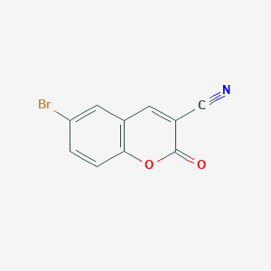molecular formula C10H4BrNO2 B2484013 6-Bromo-2-oxo-2H-chromene-3-carbonitrile CAS No. 76693-35-1
