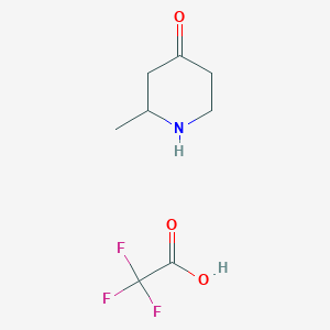 4-Iperidinone, 2-ethyl-, 2,2,2-rifluoroacetate (1:1)
