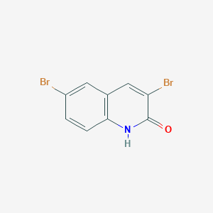 molecular formula C9H5Br2NO B2484019 3,6-Dibromoquinolin-2(1h)-one CAS No. 173282-29-6