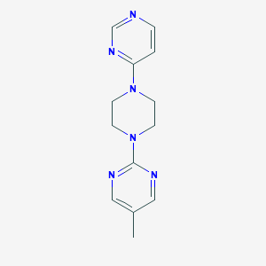 5-Methyl-2-(4-pyrimidin-4-ylpiperazin-1-yl)pyrimidine