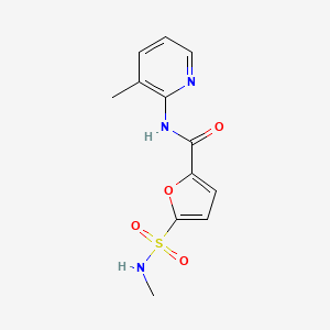 N-(3-methylpyridin-2-yl)-5-(N-methylsulfamoyl)furan-2-carboxamide