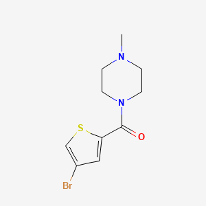 molecular formula C10H13BrN2OS B2484037 (4-Bromothiophen-2-yl)(4-methylpiperazin-1-yl)methanone CAS No. 1112962-53-4