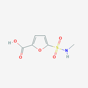 molecular formula C6H7NO5S B2484048 5-(Methylsulfamoyl)furan-2-carboxylic acid CAS No. 933742-92-8