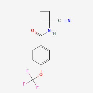 N-(1-cyanocyclobutyl)-4-(trifluoromethoxy)benzamide