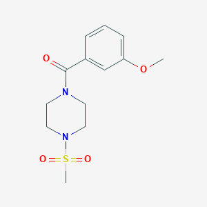 (4-Methanesulfonyl-piperazin-1-yl)-(3-methoxy-phenyl)-methanone