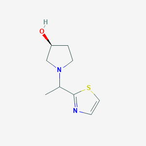 (3S)-1-(1-(Thiazol-2-yl)ethyl)pyrrolidin-3-ol