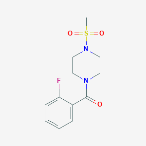1-(2-Fluorobenzoyl)-4-(methylsulfonyl)piperazine