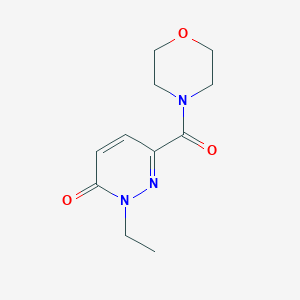 2-ethyl-6-(morpholine-4-carbonyl)pyridazin-3(2H)-one