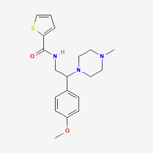 N-(2-(4-methoxyphenyl)-2-(4-methylpiperazin-1-yl)ethyl)thiophene-2-carboxamide
