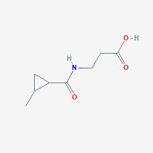 3-[(2-Methylcyclopropyl)formamido]propanoic acid
