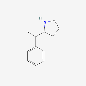 molecular formula C12H17N B2484134 2-(1-Phenylethyl)pyrrolidine CAS No. 1334492-35-1