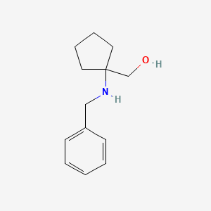 molecular formula C13H19NO B2484162 [1-(Benzylamino)cyclopentyl]methanol CAS No. 1179161-54-6