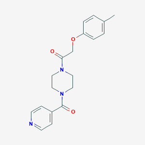 1-Isonicotinoyl-4-[(4-methylphenoxy)acetyl]piperazine