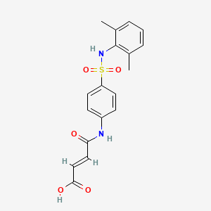 (2E)-4-({4-[(2,6-dimethylphenyl)sulfamoyl]phenyl}amino)-4-oxobut-2-enoic acid