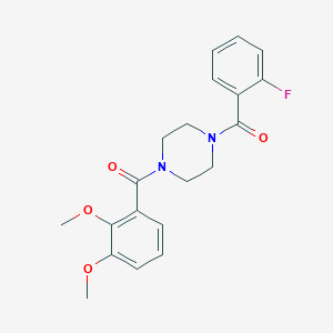 (2,3-Dimethoxy-phenyl)-[4-(2-fluoro-benzoyl)-piperazin-1-yl]-methanone