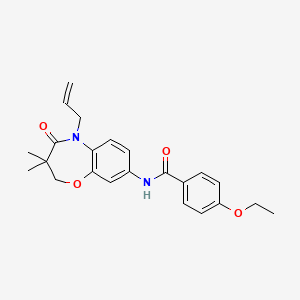 N-(5-allyl-3,3-dimethyl-4-oxo-2,3,4,5-tetrahydrobenzo[b][1,4]oxazepin-8-yl)-4-ethoxybenzamide