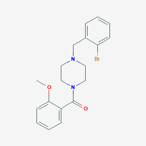 1-(2-Bromobenzyl)-4-(2-methoxybenzoyl)piperazine