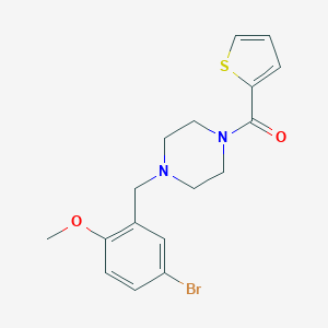 1-(5-Bromo-2-methoxybenzyl)-4-(2-thienylcarbonyl)piperazine