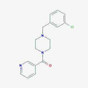 [4-(3-Chlorobenzyl)piperazin-1-yl](pyridin-3-yl)methanone