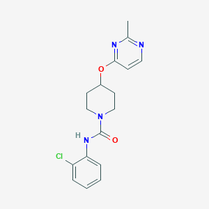 N-(2-chlorophenyl)-4-((2-methylpyrimidin-4-yl)oxy)piperidine-1-carboxamide