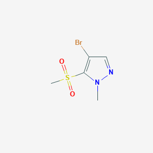 4-Bromo-1-methyl-5-methylsulfonylpyrazole