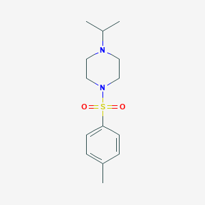 molecular formula C14H22N2O2S B248480 1-[(4-Methylphenyl)sulfonyl]-4-(propan-2-yl)piperazine 