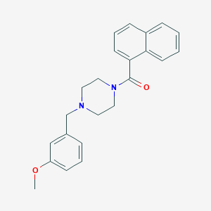 1-(3-Methoxybenzyl)-4-(1-naphthoyl)piperazine