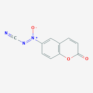 molecular formula C10H5N3O3 B2484863 Cyanoimino-oxido-(2-oxochromen-6-yl)azanium CAS No. 393818-80-9