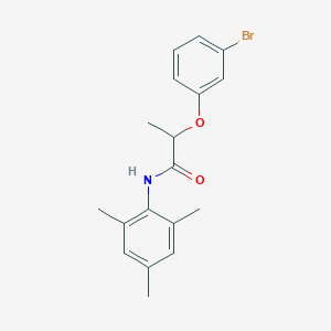 2-(3-bromophenoxy)-N-(2,4,6-trimethylphenyl)propanamide