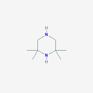 molecular formula C8H18N2 B2484939 2,2,6,6-Tetramethylpiperazine CAS No. 38515-26-3