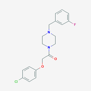 2-(4-Chloro-phenoxy)-1-[4-(3-fluoro-benzyl)-piperazin-1-yl]-ethanone