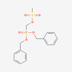 (Bis(benzyloxy)phosphoryl)methyl methanesulfonate