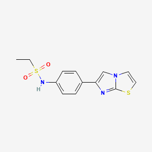 N-(4-(imidazo[2,1-b]thiazol-6-yl)phenyl)ethanesulfonamide