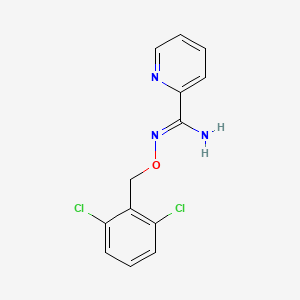 N'-[(2,6-dichlorobenzyl)oxy]-2-pyridinecarboximidamide