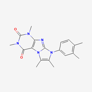 8-(3,4-dimethylphenyl)-1,3,6,7-tetramethyl-1H-imidazo[2,1-f]purine-2,4(3H,8H)-dione