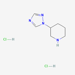 3-(1H-1,2,4-triazol-1-yl)piperidine dihydrochloride