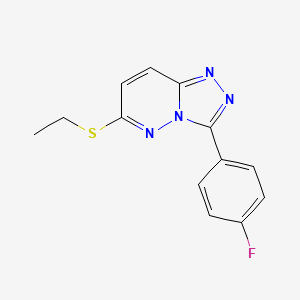 6-(Ethylthio)-3-(4-fluorophenyl)-[1,2,4]triazolo[4,3-b]pyridazine