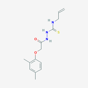 1-(2-(2,4-Dimethylphenoxy)acetyl)-4-allylthiosemicarbazide