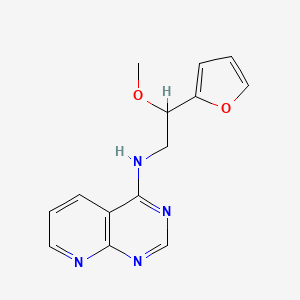 N-[2-(Furan-2-yl)-2-methoxyethyl]pyrido[2,3-d]pyrimidin-4-amine