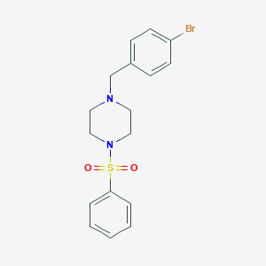 1-(4-Bromobenzyl)-4-(phenylsulfonyl)piperazine