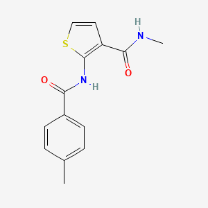 N-methyl-2-(4-methylbenzamido)thiophene-3-carboxamide