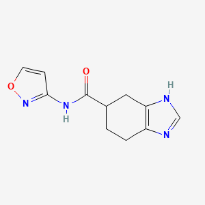 N-(isoxazol-3-yl)-4,5,6,7-tetrahydro-1H-benzo[d]imidazole-5-carboxamide