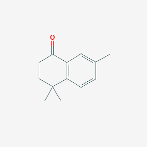 molecular formula C13H16O B2485099 4,4,7-triMethyl-3,4-dihydronaphthalen-1(2H)-one CAS No. 70358-65-5