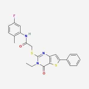 3-[3-(4-ethylphenyl)-7-oxoisoxazolo[4,5-d]pyrimidin-6(7H)-yl]-N-(3-methylbenzyl)propanamide