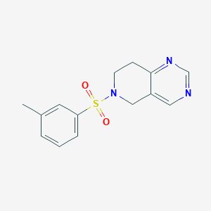 6-(m-Tolylsulfonyl)-5,6,7,8-tetrahydropyrido[4,3-d]pyrimidine
