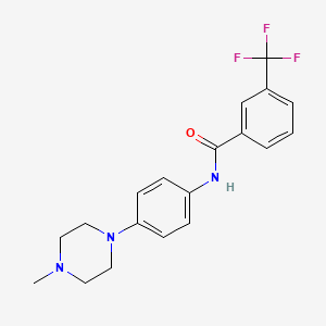 N-[4-(4-methylpiperazin-1-yl)phenyl]-3-(trifluoromethyl)benzamide